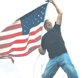 Mike Hammerman is Proud of the Red, White and Blue